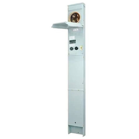 50 30 20 amp direct burial rv pedestal electrical box|rv power pedestal with meter.